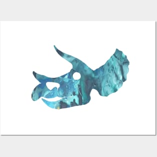 Triceratops Skull Posters and Art